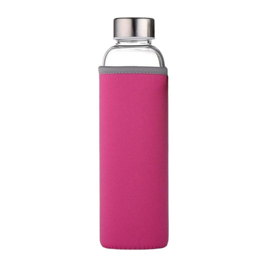 Smoothie High Borosilicate Pink Water Bottle