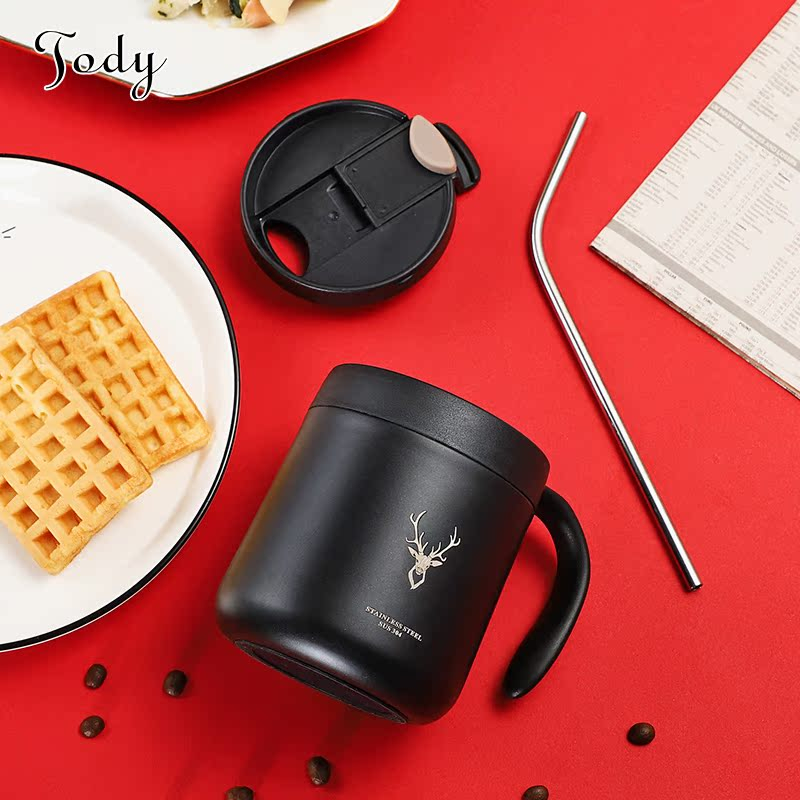350ml Sustainable Coffee Companion Re-usable coffee mugs Black