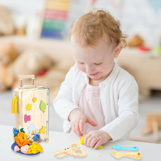 Children's Color Clay Set - 12 Colors, Safe & Non-toxic, Educational Plasticine Toys