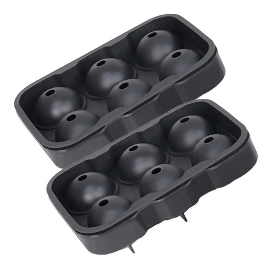 Custom Round Ice Cube Tray Portable Silicone Ice Ball Maker For Cocktails & Bourbon Reusable & Bpa Free