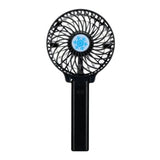 Foldable Mini USB Fan - Portable with Battery and USB Power, Three Wind Speeds