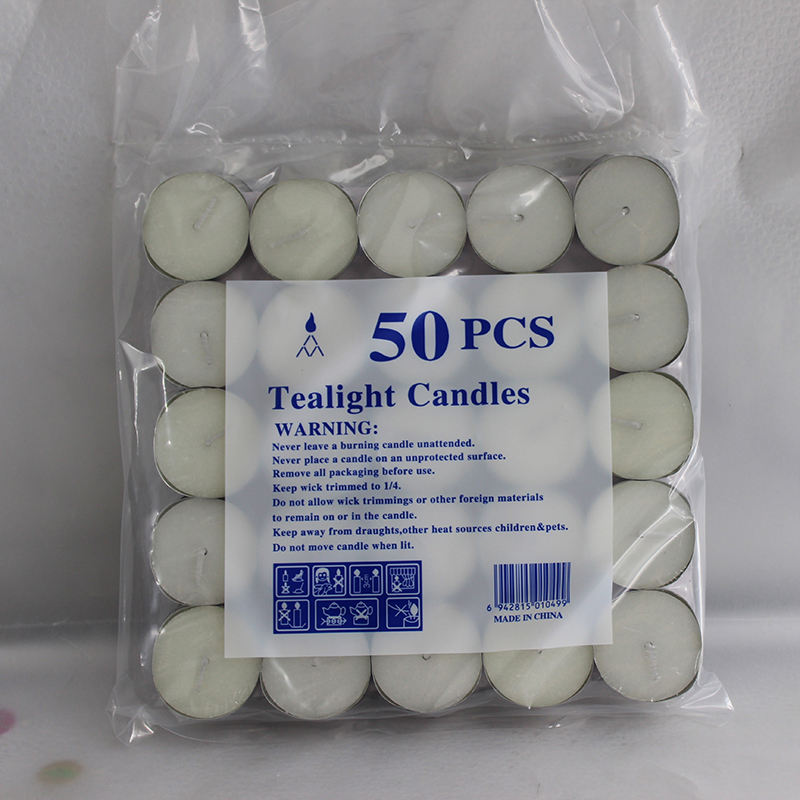 Tealight Candle 50 pack white