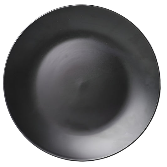 12"dinner plate black Ethnic