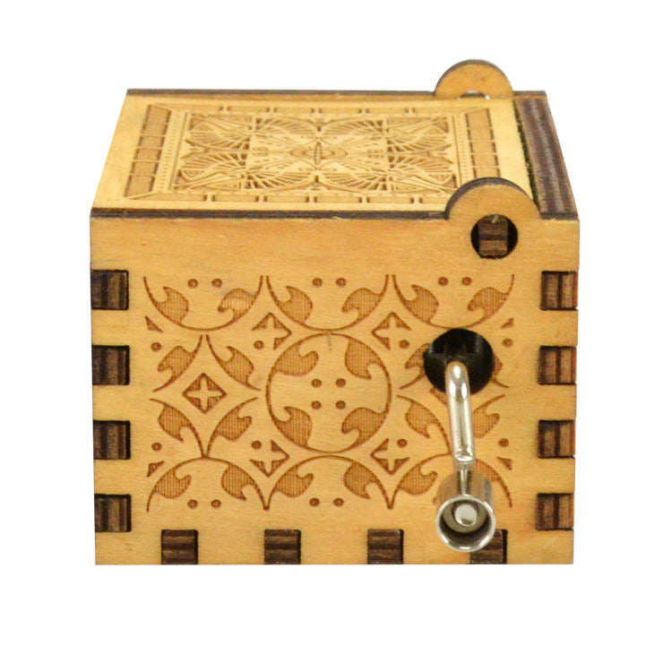 La Vie En Rose Theme Wooden music box 65*51*42mm