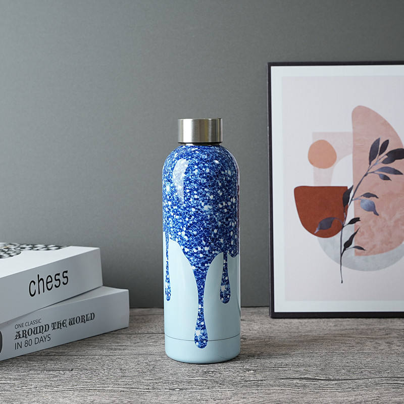 Sleek and Stylish water companion 350ml light blue