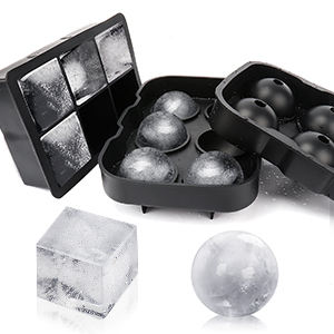 Custom Round Ice Cube Tray Portable Silicone Ice Ball Maker For Cocktails & Bourbon Reusable & Bpa Free