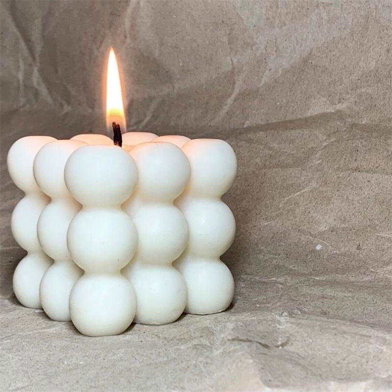 Handmade Bubble Soy Candle Premium Natural Soy Wax, Clean Burn Unique Bubble Design