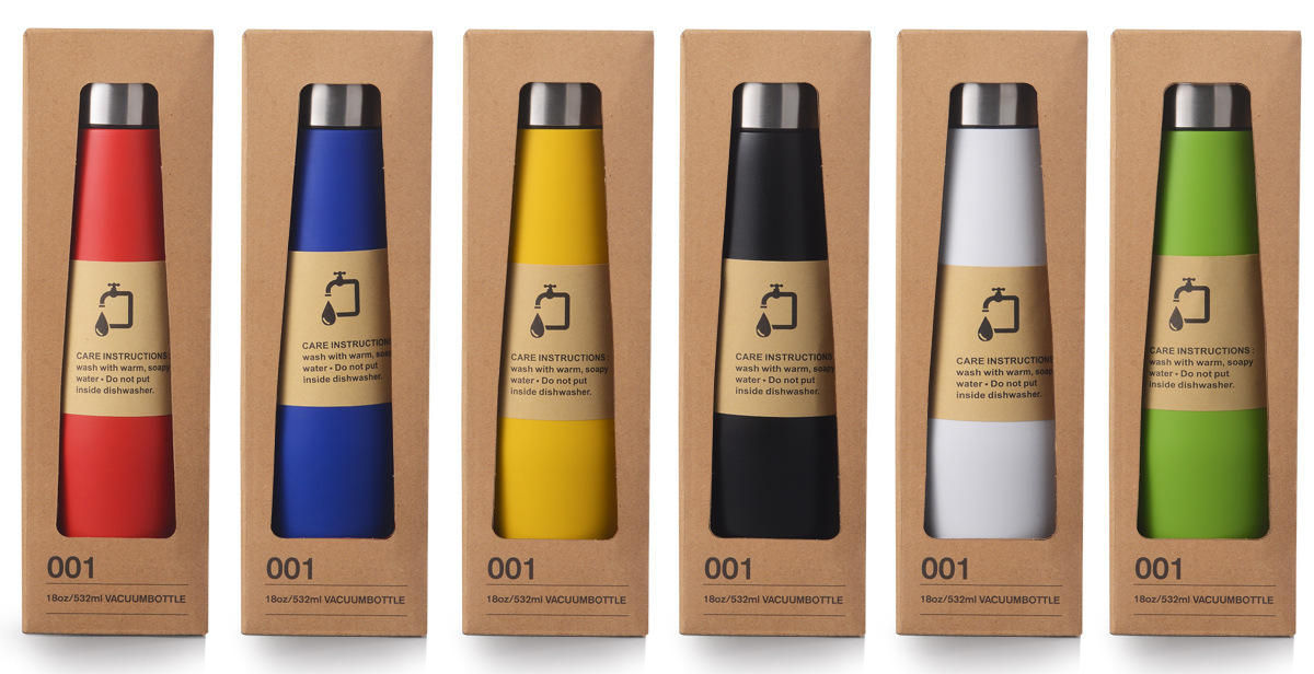 Hydrosteel 500ml Water Bottle black