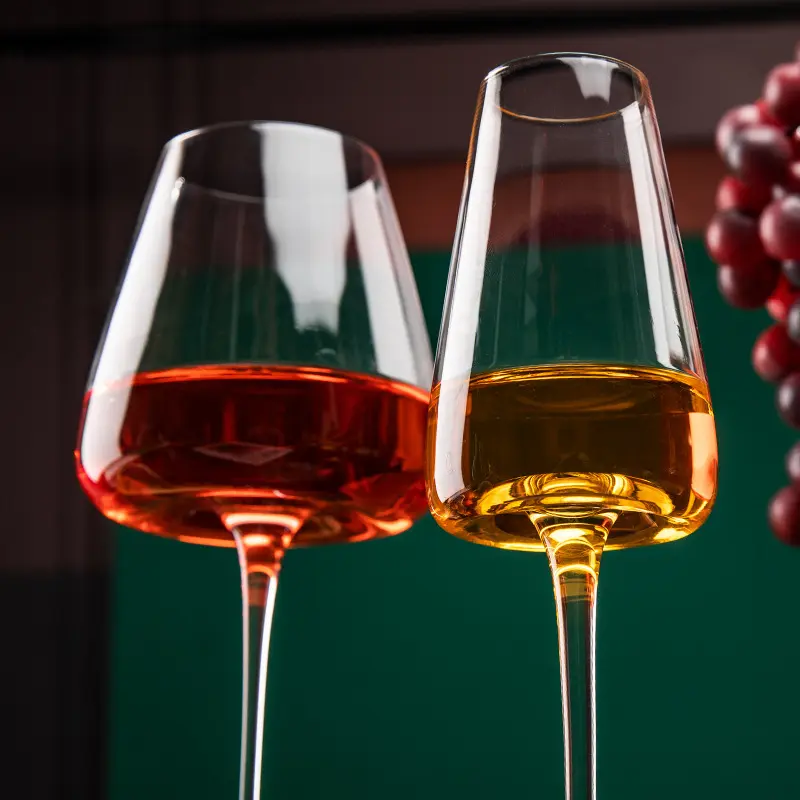 360ml Lead Free Crystal Dimple Wine Glass