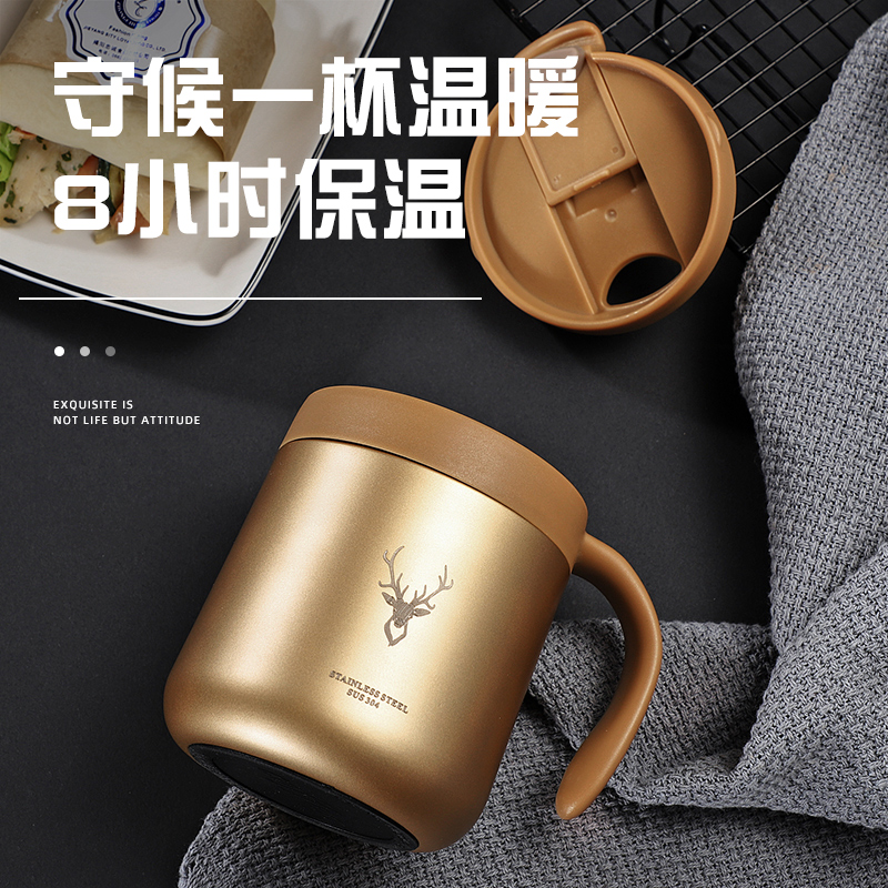 350ml Sustainable Coffee Companion Re-usable coffee mugs Black