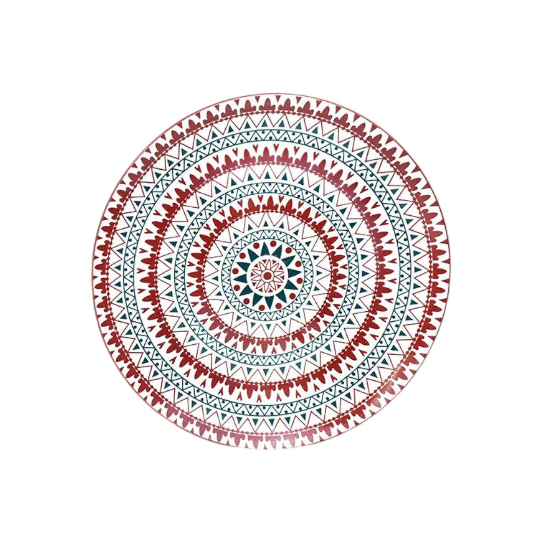 Porcelain 26.7 cm Dinner Plate - Durable and Elegant Tableware - Perfect for Everyday Dining, Parties, or Special Occasions - Classic Design for Modern and Traditional Settings.