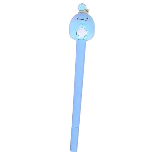 3D Cute Silicone Animal Sumikko Gurashi Gel Pen – 0.5mm black ink, fun and playful design featuring beloved Sumikko Gurashi characters, smooth writing experience, perfect for collectors, students, and fans of cute stationery.
