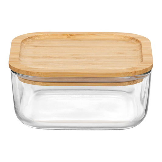Bamboo Food Storage Container | Eco-Friendly & Durable | Airtight Lid for Freshness | Ideal for Kitchen & Pantry Organization