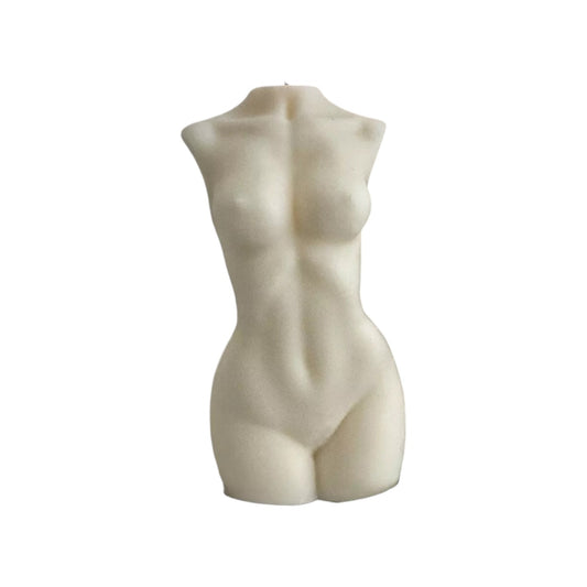 Handmade White Venus Female Body Soy Candle - Premium Natural Soy Wax, Clean Burn, and Long-Lasting Fragrance - Eco-Friendly Aromatherapy Candle in Elegant Venus Figure Design - Perfect for Modern Home Décor, Relaxation, and Gift Giving