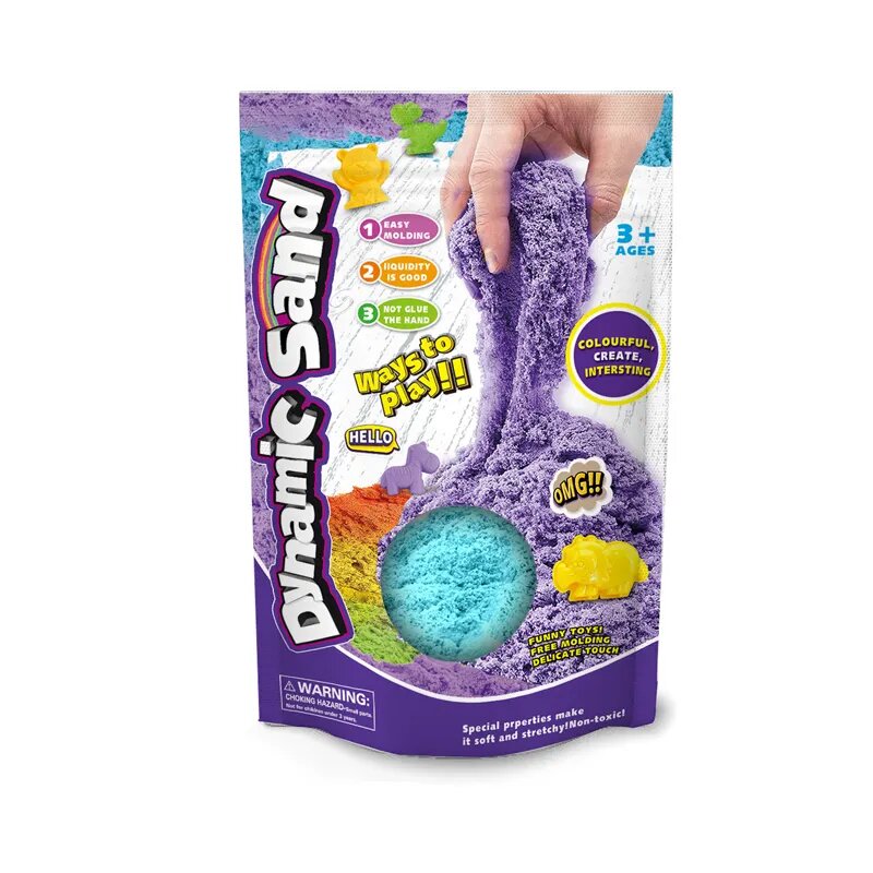 750g Space Sand Art Kit - DIY Magic Sand Toy for Kids, Mixed Colors