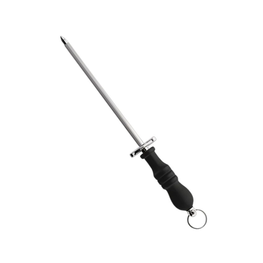 Kitchen Chef Knives Sharpening Steel - High-Quality Stainless Steel Rod - Essential Tool for Maintaining Sharpness and Precision of Knives - Ergonomic Handle for Safe and Comfortable Use - Ideal for Everyday Kitchen Care