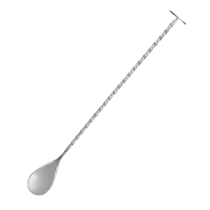 27.5 cm silver mixing spoon