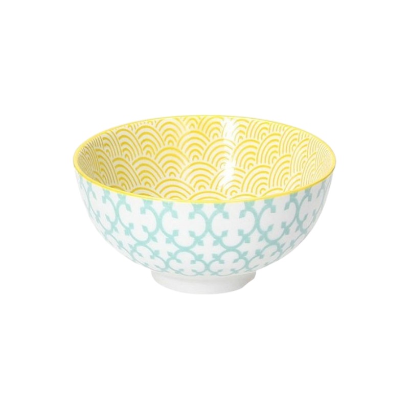 Ornaments bowl 15.2cm Yello/Blue