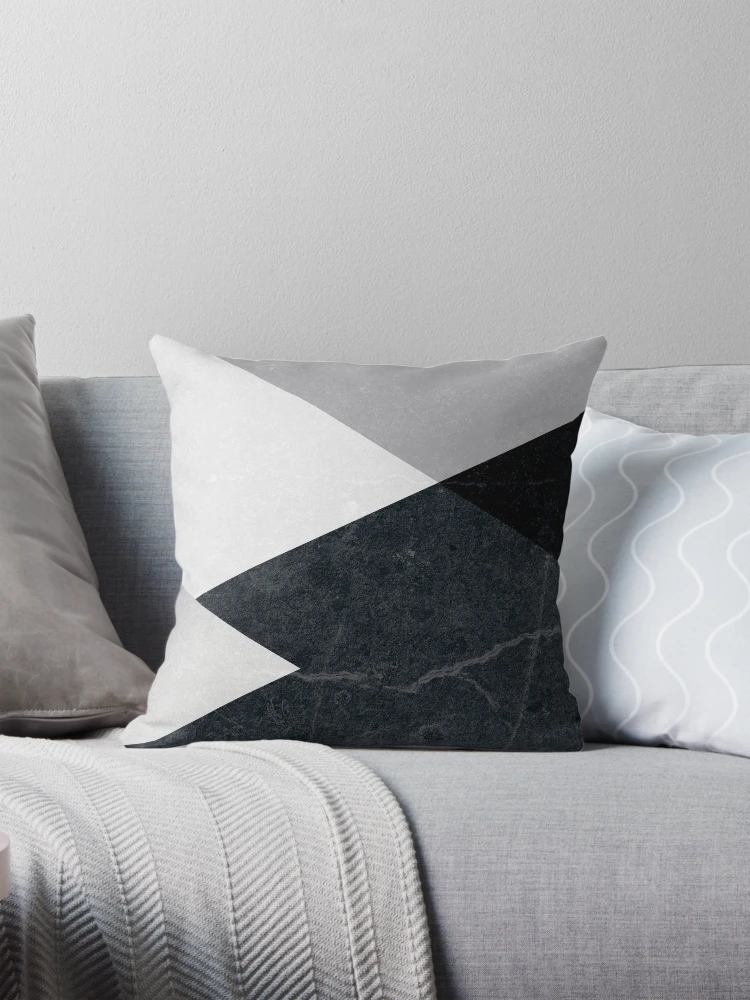 European Style Linen Geometric Print Cushion – Modern Decorative Throw Pillow for Sofa, Bed, and Chair – Stylish Home Décor Pillowcase for Living Room & Bedroom
