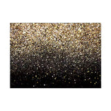 5×3ft Black and Gold Vinyl Backdrop - Elegant Photography Background for Parties, Events, and Studio Shoots - Durable, Lightweight, and Easy to Set Up for Photo Booths and Decorations