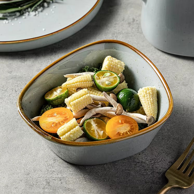 Yayu Grey 6" Irregular bowl