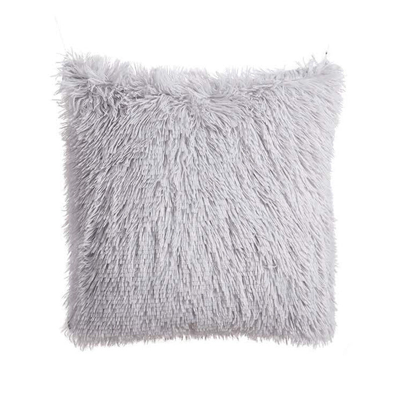 Real wool cushion 40×40cm – one-sided genuine wool with soft insert, warm, breathable, and ultra-comfortable, perfect for sofas, chairs, and home décor, adding a cozy and elegant touch to any space.