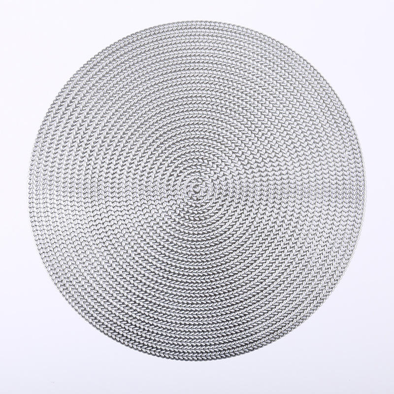 Heat insulation braided round table mat – durable and stylish placemat for dining tables, protects surfaces from heat and scratches, woven design adds a decorative touch, perfect for kitchen, dining, and coffee tables.