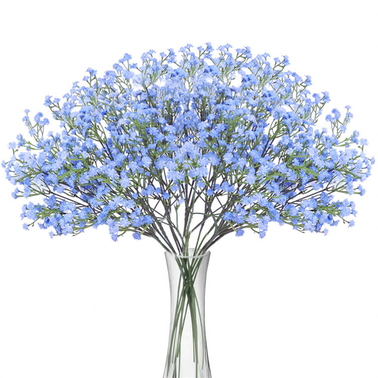Artificial Baby’s Breath Flowers, 50 cm (19.7 Inches) Fake Gypsophila Bouquets, Realistic Silk Floral Stems for Wedding, Home, Office & Event Decorations