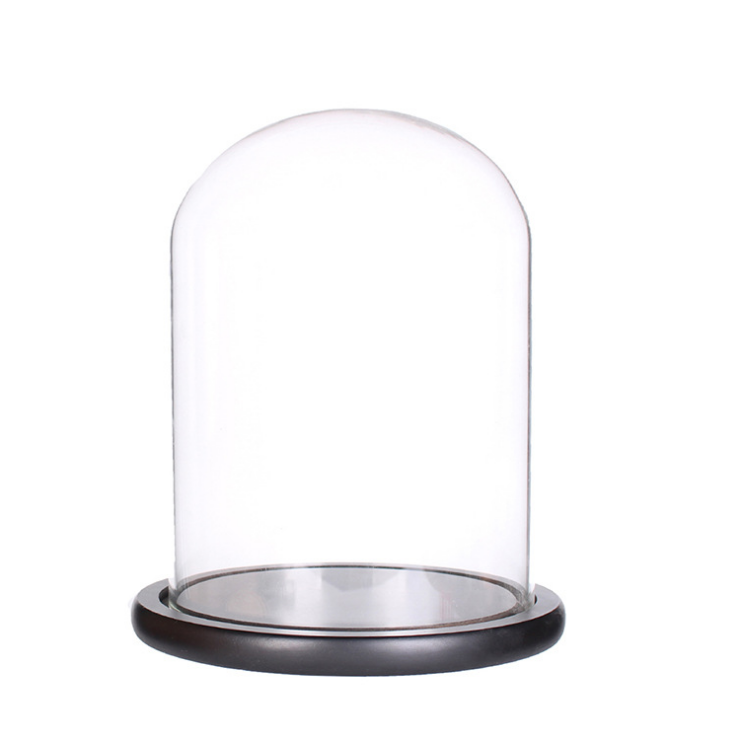 Decorative Glass Dome Cloche – Elegant Jar Container for Candles & Display – Clear Glass with Sturdy Base – Perfect for Home Décor, Weddings & Special Events – Protects & Showcases Items
