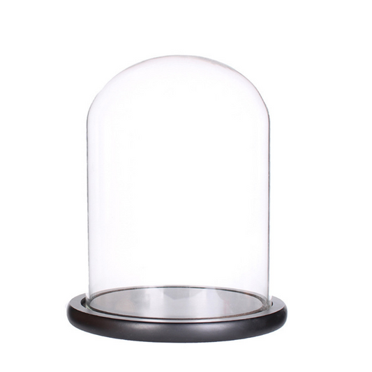 Decorative Glass Dome Cloche – Elegant Jar Container for Candles & Display – Clear Glass with Sturdy Base – Perfect for Home Décor, Weddings & Special Events – Protects & Showcases Items