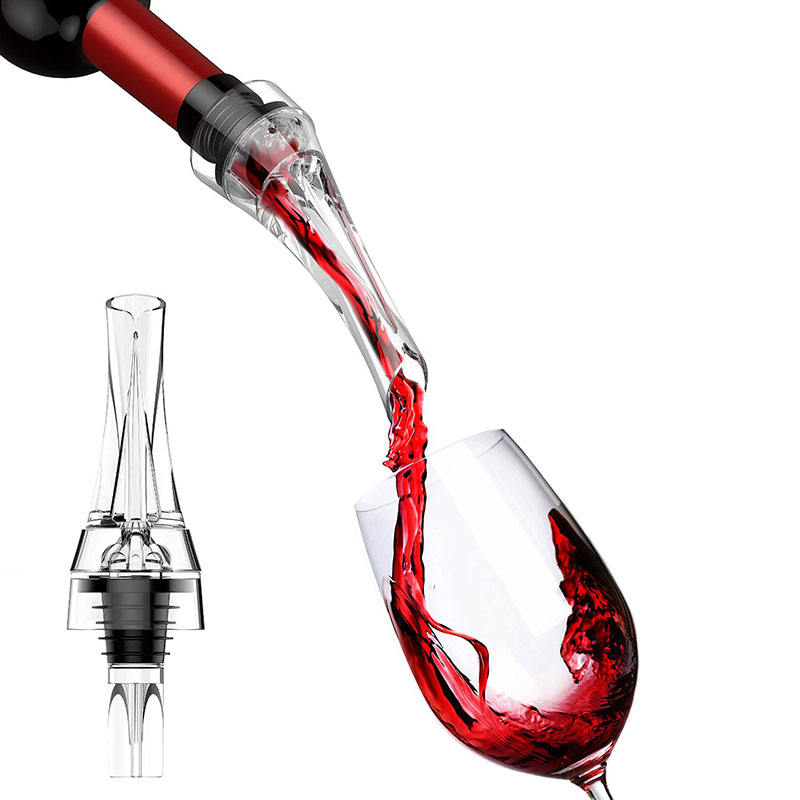 Wine Aerator - Premium Stainless Steel - Enhances Wine Flavor by Aerating and Softening Tannins - Easy to Use with Drip-Free Spout - Ideal for Red Wines - Portable Design for Home or On-the-Go Enjoyment