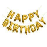 Happy Birthday Balloon – Large Gold Foil Balloon for Party Decorations – Elegant & Durable Helium-Compatible Balloon – Perfect for Birthday Celebrations & Events