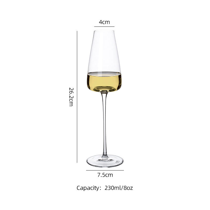 230ml Lead Free Crystal Dimple Champagne Glass