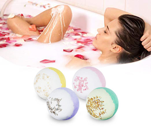 High-Quality Handmade Organic Bath Bombs - Natural Ingredients with Essential Oils - Moisturizing, Whitening, and Relaxing - Colorful Bath Bombs for a Soothing and Aromatic Bath Experience - Perfect for Sleep and Skin Care