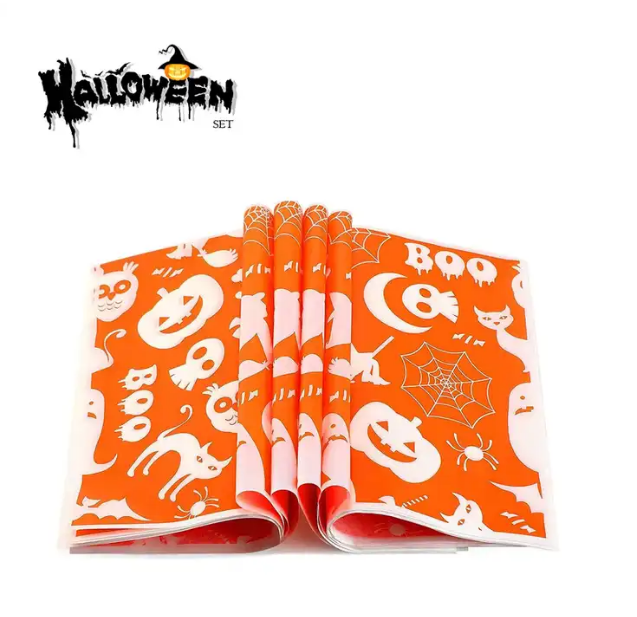Halloween Paper Party Tableware Set – 12 Paper Cups (7.5x8.5x5.3cm), 12 Paper Plates (7-inch), 20 Paper Napkins (33x33cm) – Spooky Disposable Table Decor for Halloween Parties & Celebrations