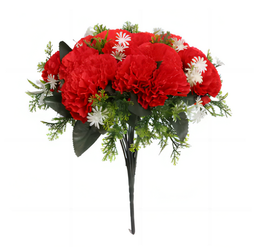 Artificial Hydrangea Silk Flowers, 11 Forks, 55 cm (21.7 Inches) Tall, Realistic Faux Blooms for Home, Wedding, Office & Event Floral Arrangements
