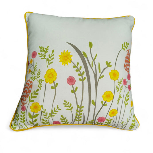 SUMMER PRINTED FLORAL CUSHION 45x45CM – Vibrant and Stylish Decorative Cushion for Indoor and Outdoor Use – Soft, Lightweight, and Comfortable – Perfect for Sofas, Chairs, and Beds – Easy to Clean