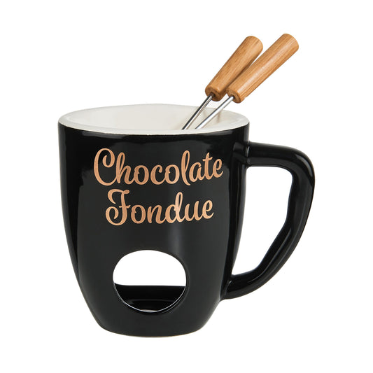 CHOCOLATE FONDUE  Cup with 2 forks