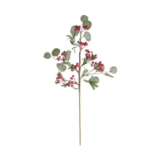 FLORISTA Branch berries & eucalyptus length 70cm