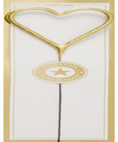 Heart Gold Piece White Wondercandle® Classic