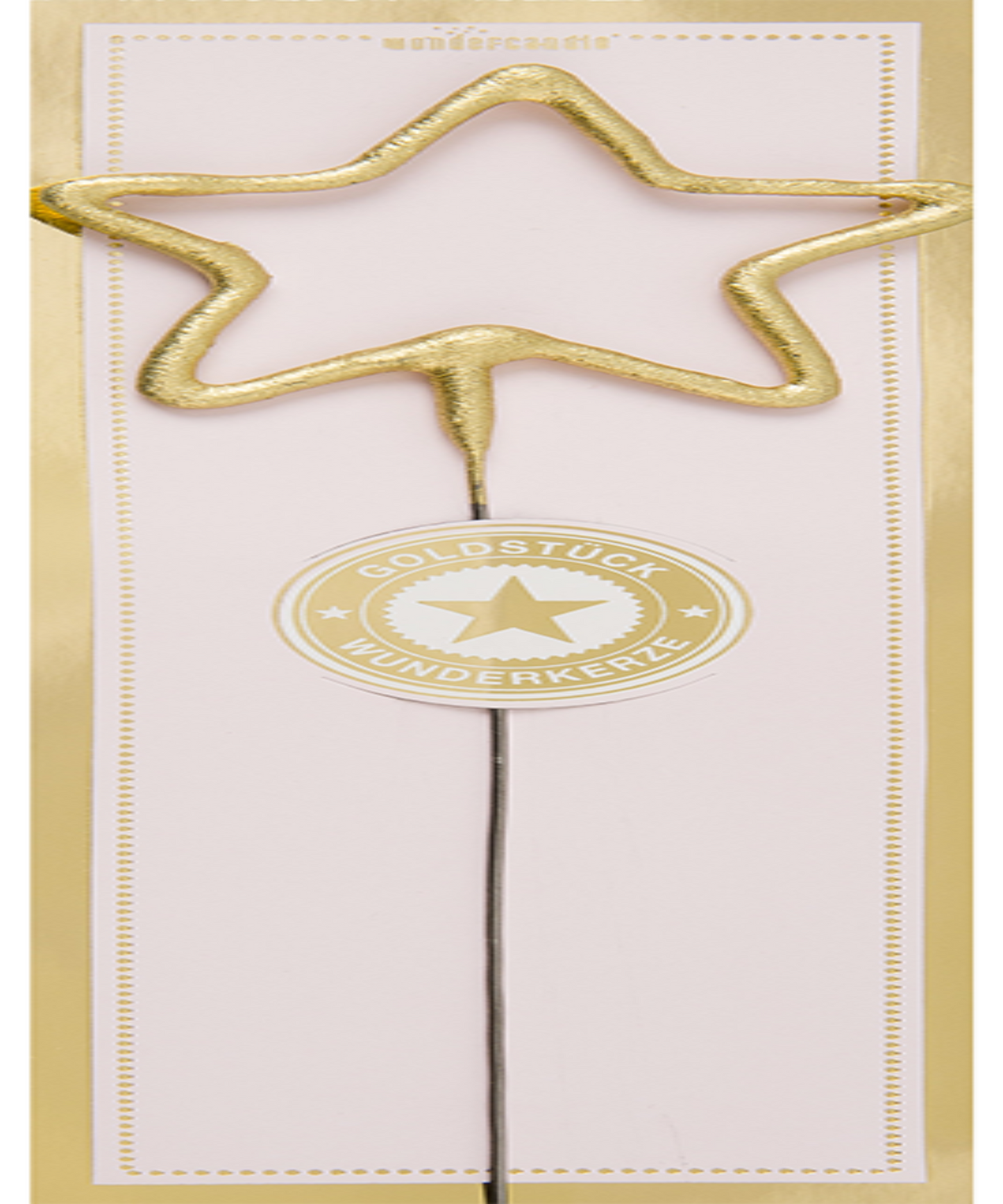 Star Gold Piece Pink Wondercandle® Classic