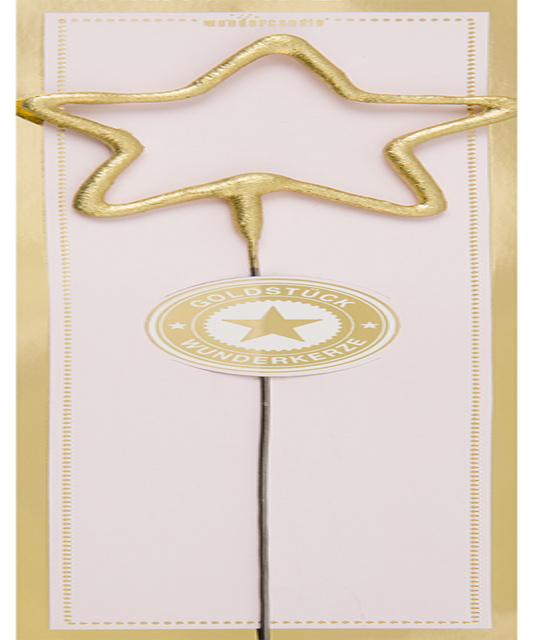 Star Gold Piece Pink Wondercandle® Classic