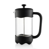 1000ml mini manual high borosilicate glass with lid French press coffee maker