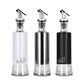 Food Grade Kitchen Vinegar Sprayer Refillable Dispenser Glass Bottle for cooking Silver 350ml