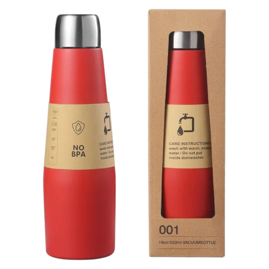 Hydrosteel 500ml Water Bottle red