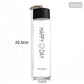 Stylish Frostglass water bottle black 350ml