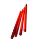 Red Stick Candle 25 cm - Premium Natural Wax, Clean Burn, and Long-Lasting Fragrance - Elegant Minimalist Design for Modern Home Décor, Candlestick Holders, and Special Occasions