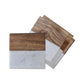 Natural Elegance 4 Piece Coaster Set - Handcrafted Wood & Marble Table Decor for Stylish Protection - Perfect Gift for Home & Office - Durable, Versatile, and Unique Design for Any Space