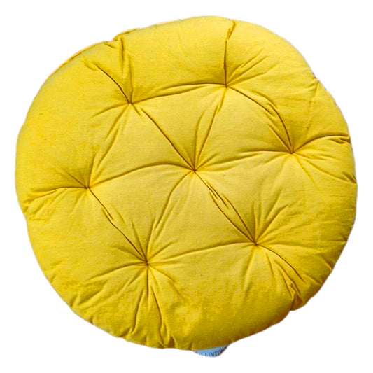 Comfortable Yellow Chair Pad 40x5cm - Soft Cotton Cushion for Stylish and Supportive Seating