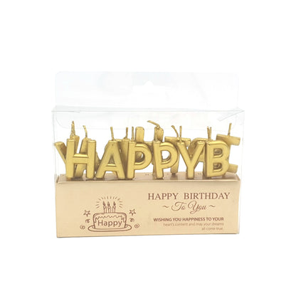 Happy Birthday Letter Candle Party Decoration